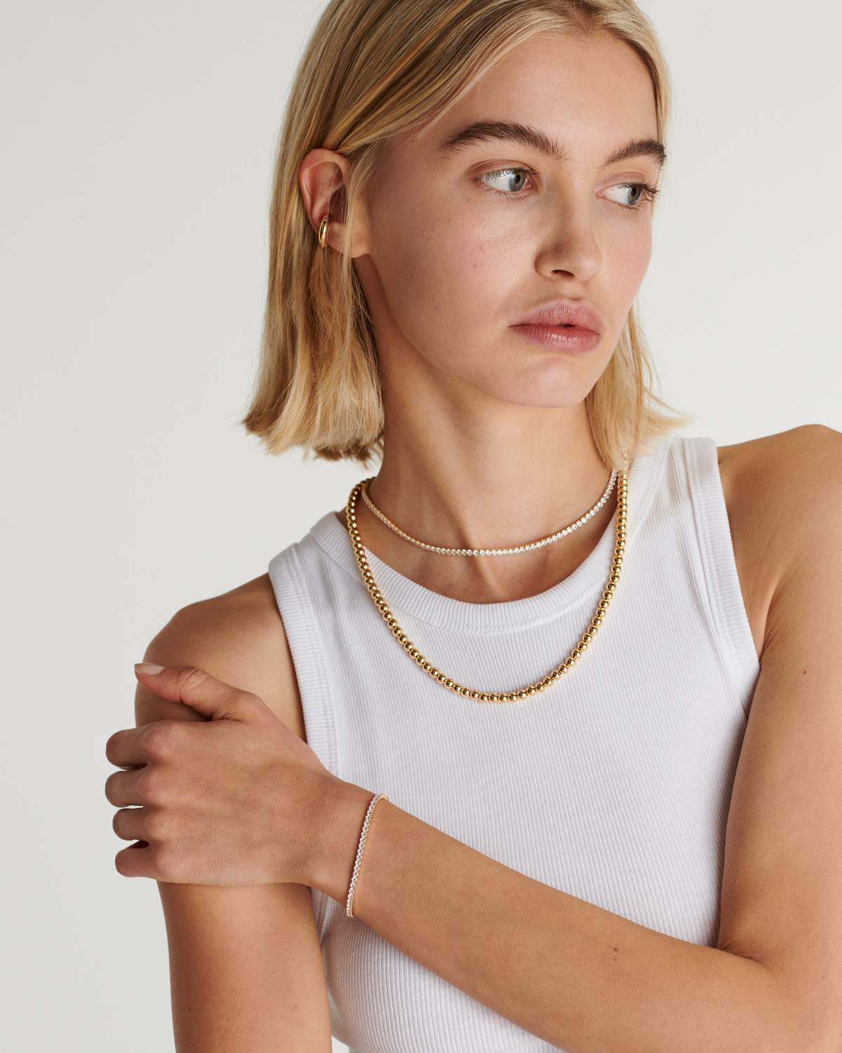 Astrid - Klassisches Tennis-Armband
