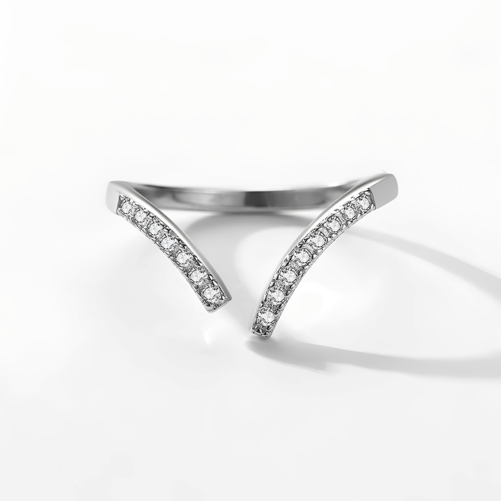 Freda – Offenes Ring aus Sterling Silber