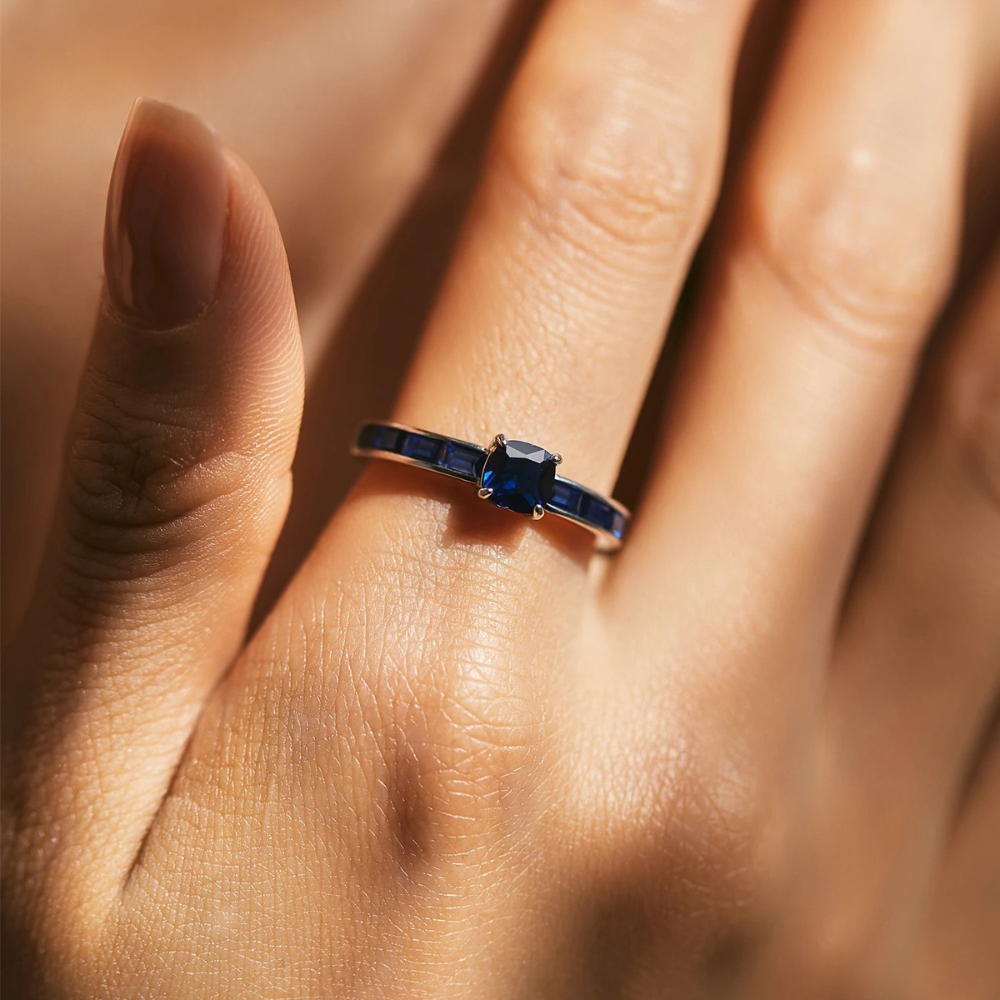 Erina – Retro Französischer Ring aus Sterlingsilber