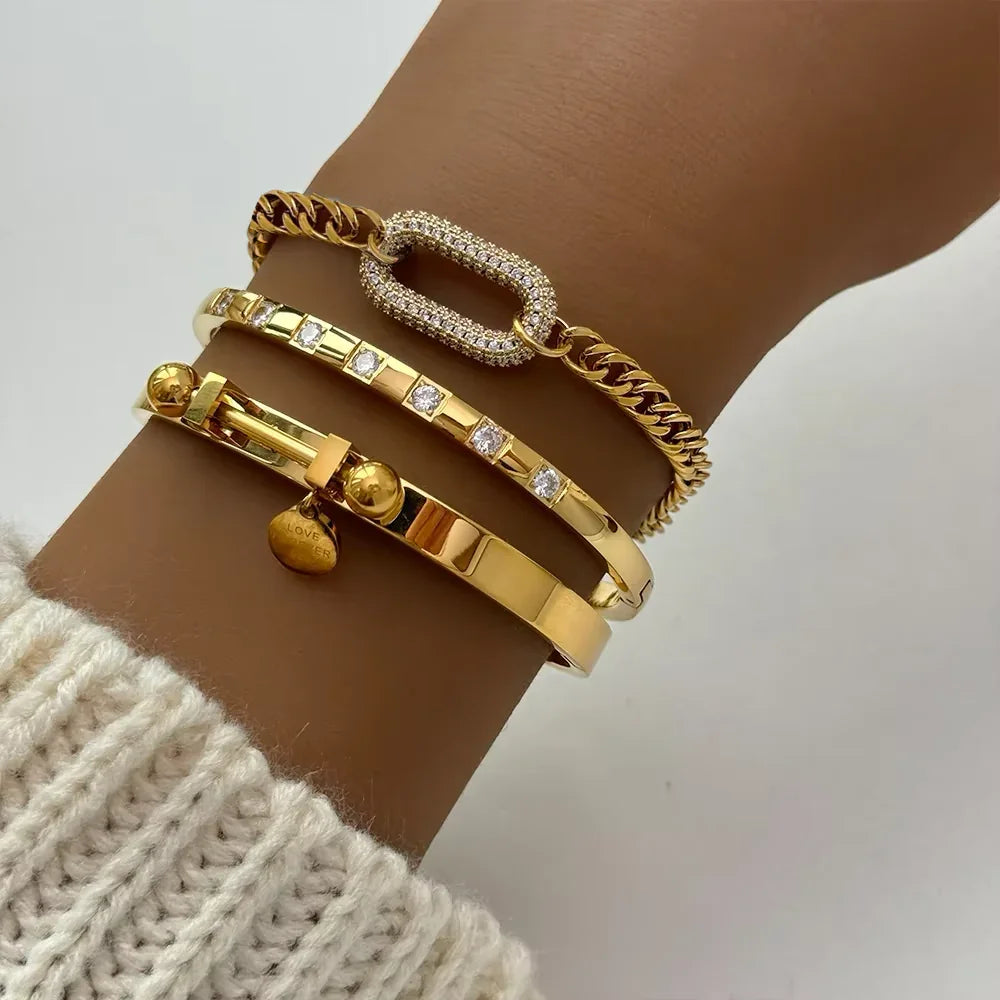 Isabelle – Exquisites Geometrisches Armband