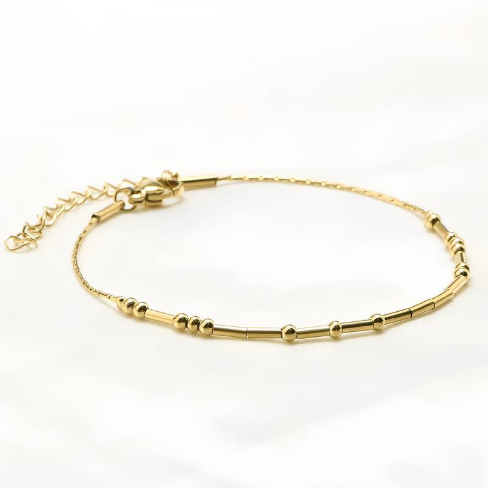 Personalisiertes Morsecode-Armband - Perlenarmband mit Morsecode