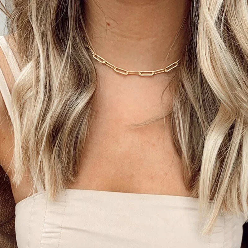 Emika – Kette Bernstein und Goldkette