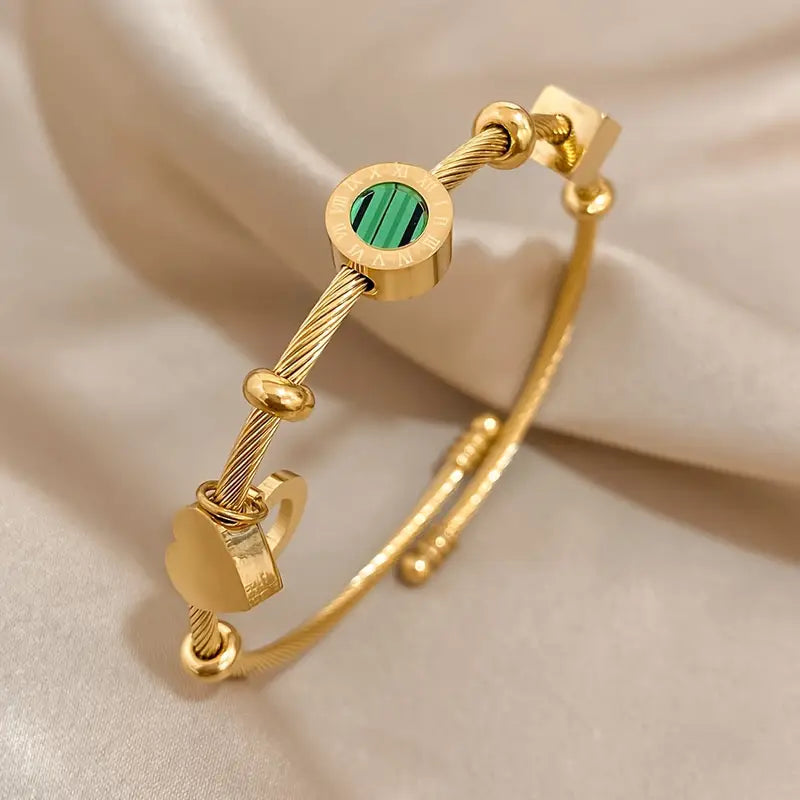 Rhian – Armband Gold Signatur