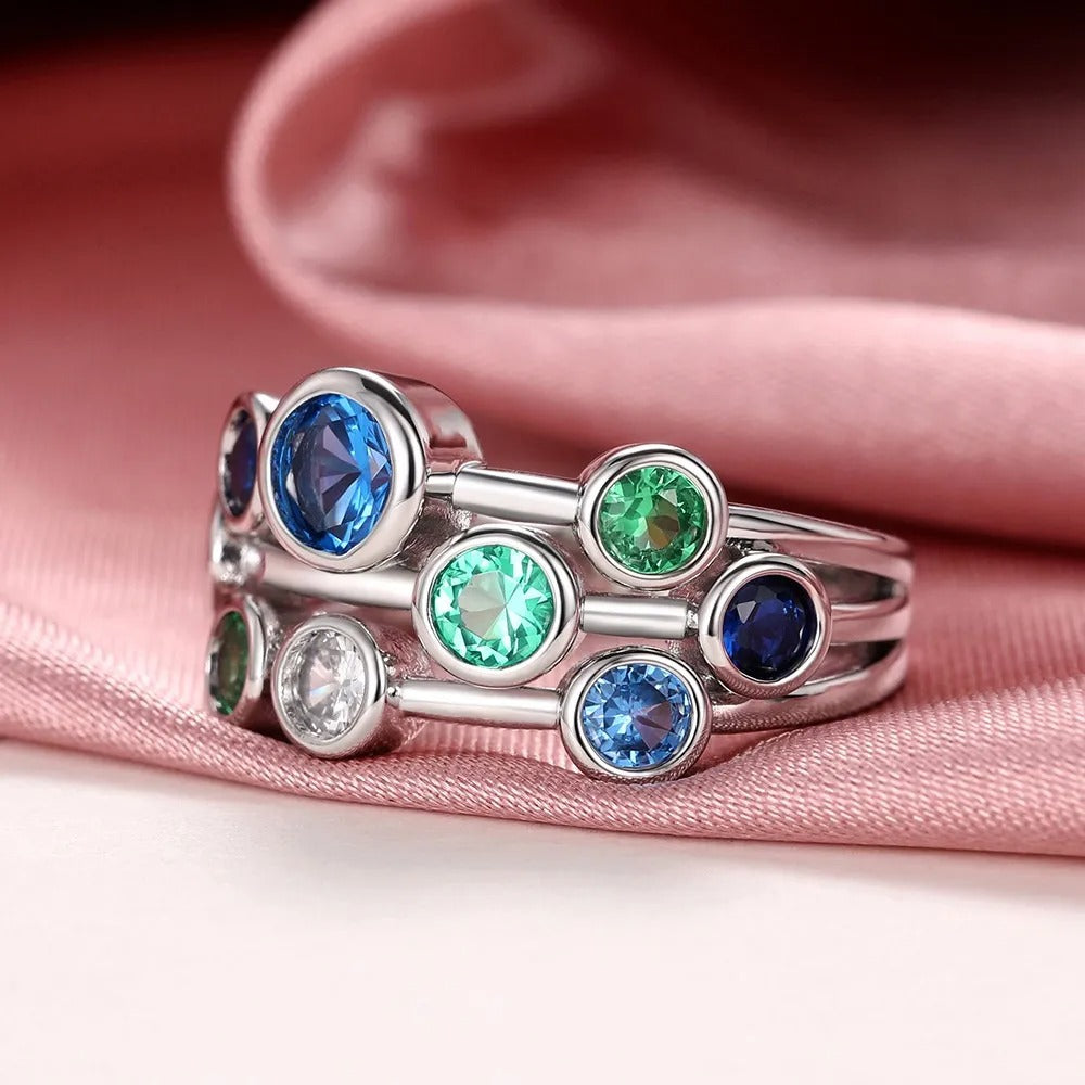 Nerina – Ring mit Ozean-Feeling und nostalgischen Kristallen
