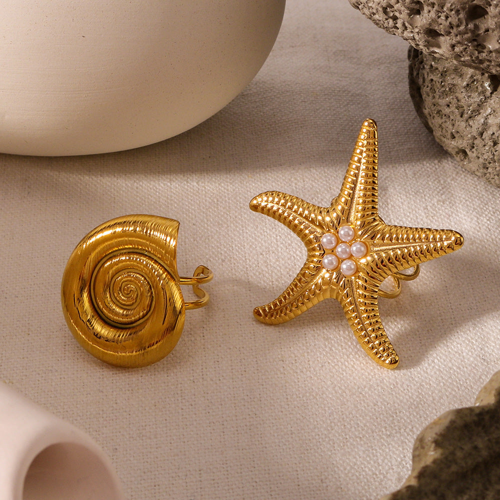 Shiela – Ring Goldener Seestern