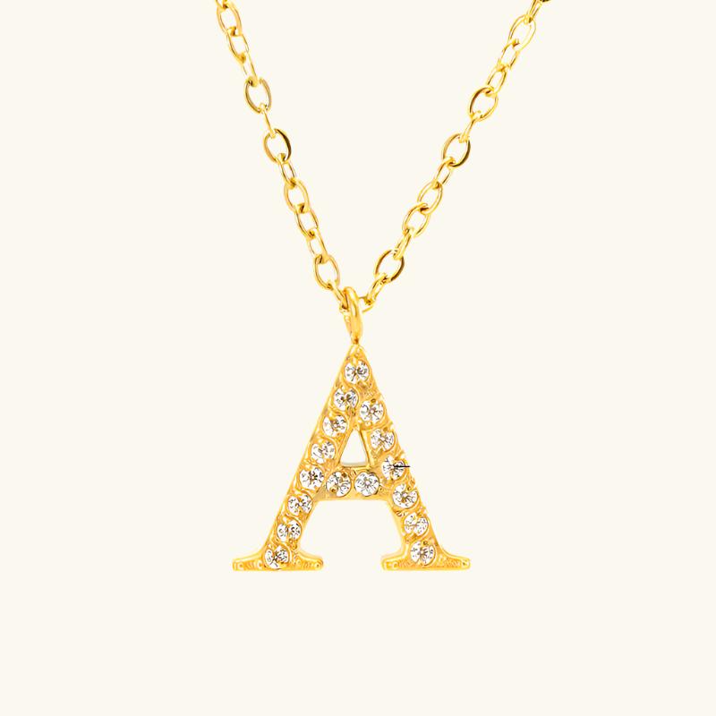 Flora – Kette Buchstabe Fein und Elegant