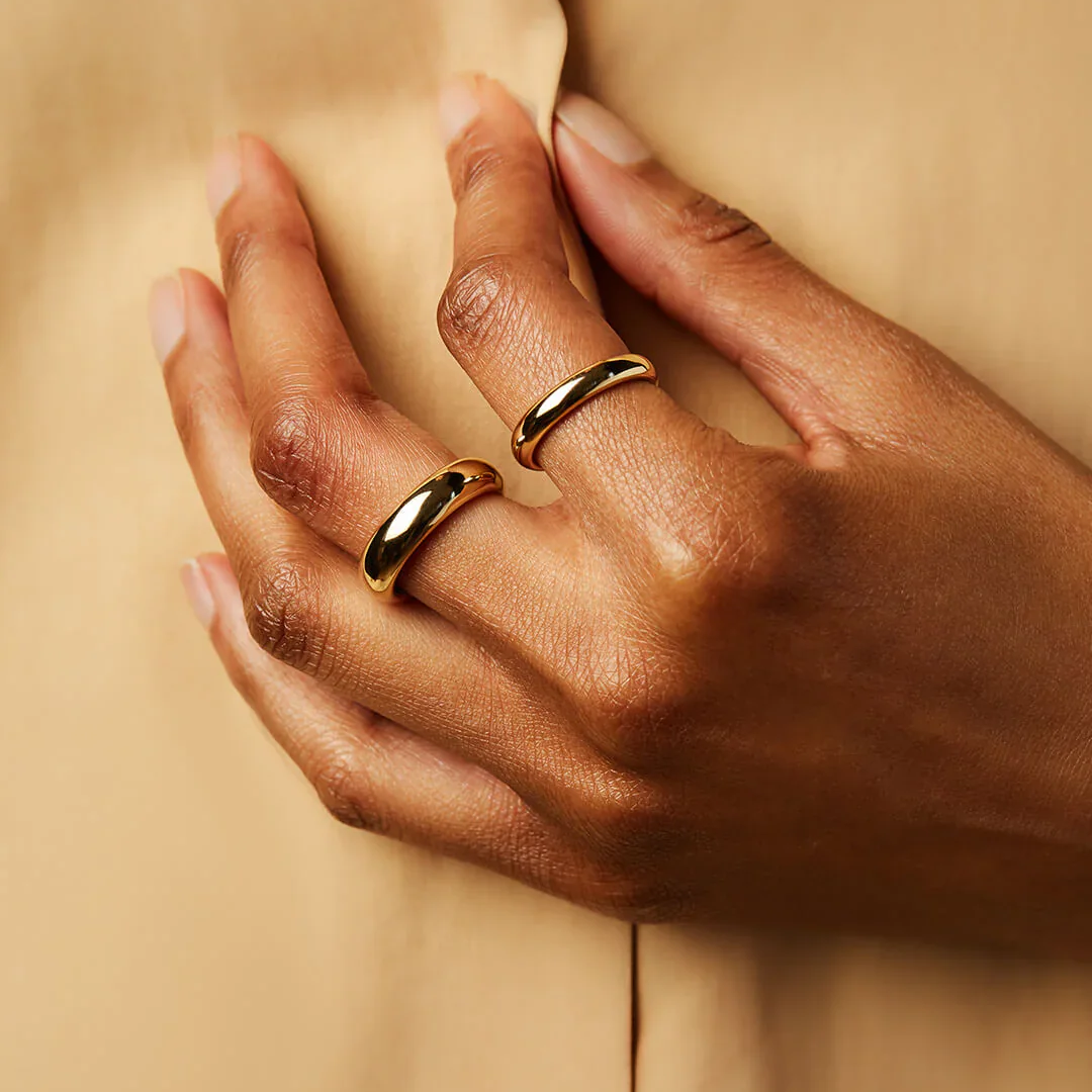Eloane – Ring aus vergoldetem Edelstahl