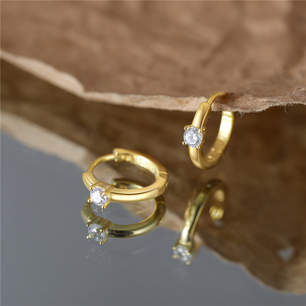 Aurielle – Elegante Solitaire-Ohrringe