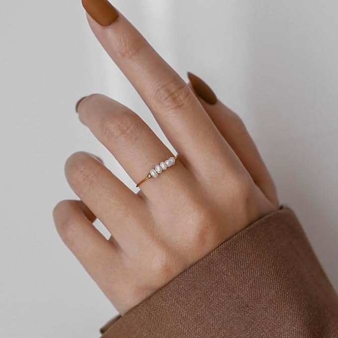 Soline – Ring Barockperle Leuchtend
