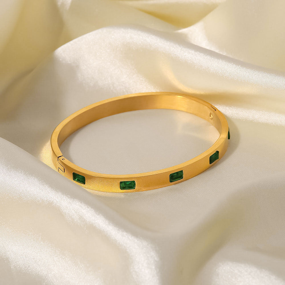 Elizabeth – Elegantes Smaragdarmband