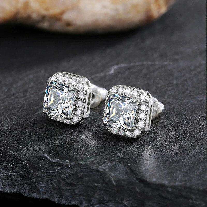 Nerie – Ohrringe Zirkon mit Diamanten besetzt