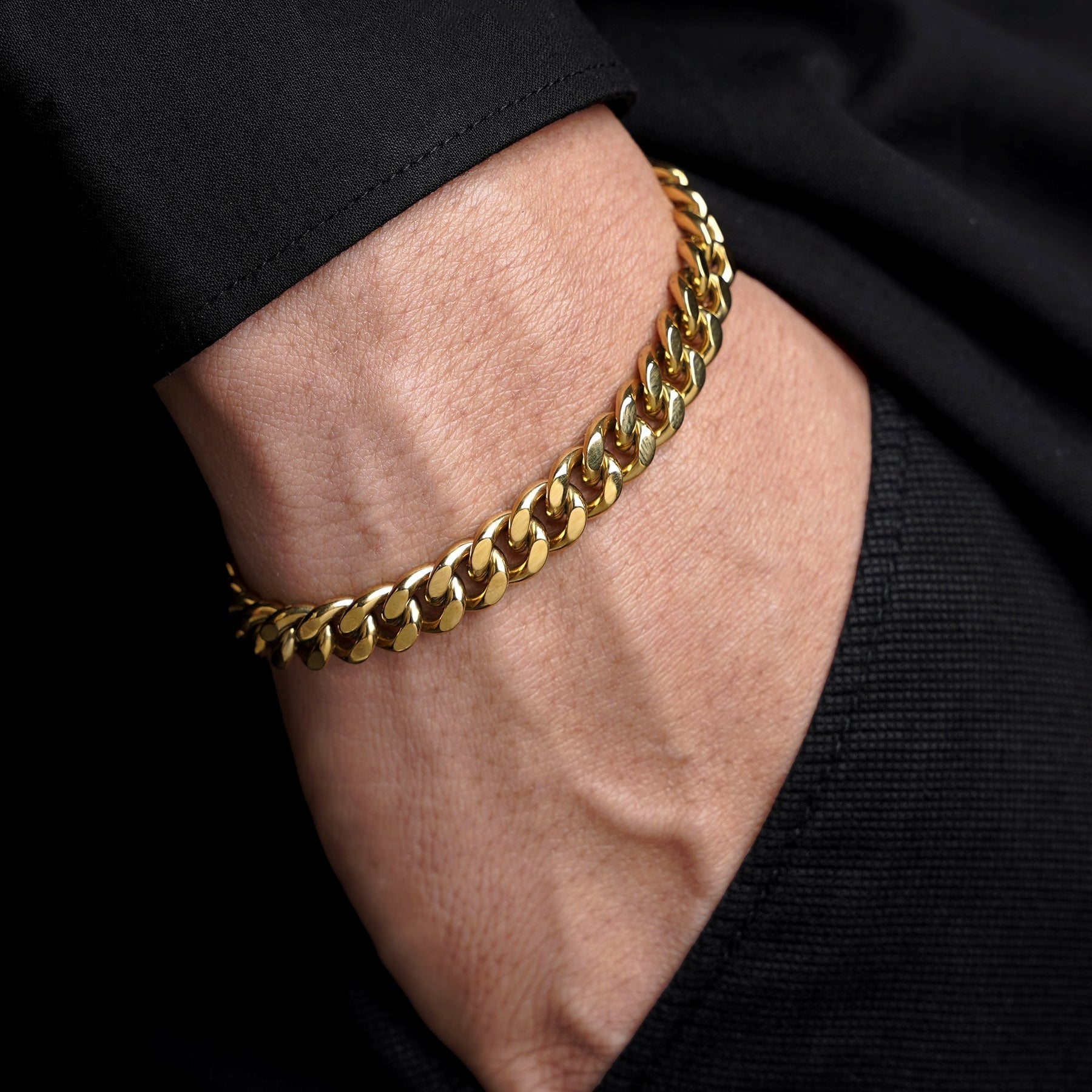 Mateo – Elegante Cubanische Kettenarmband