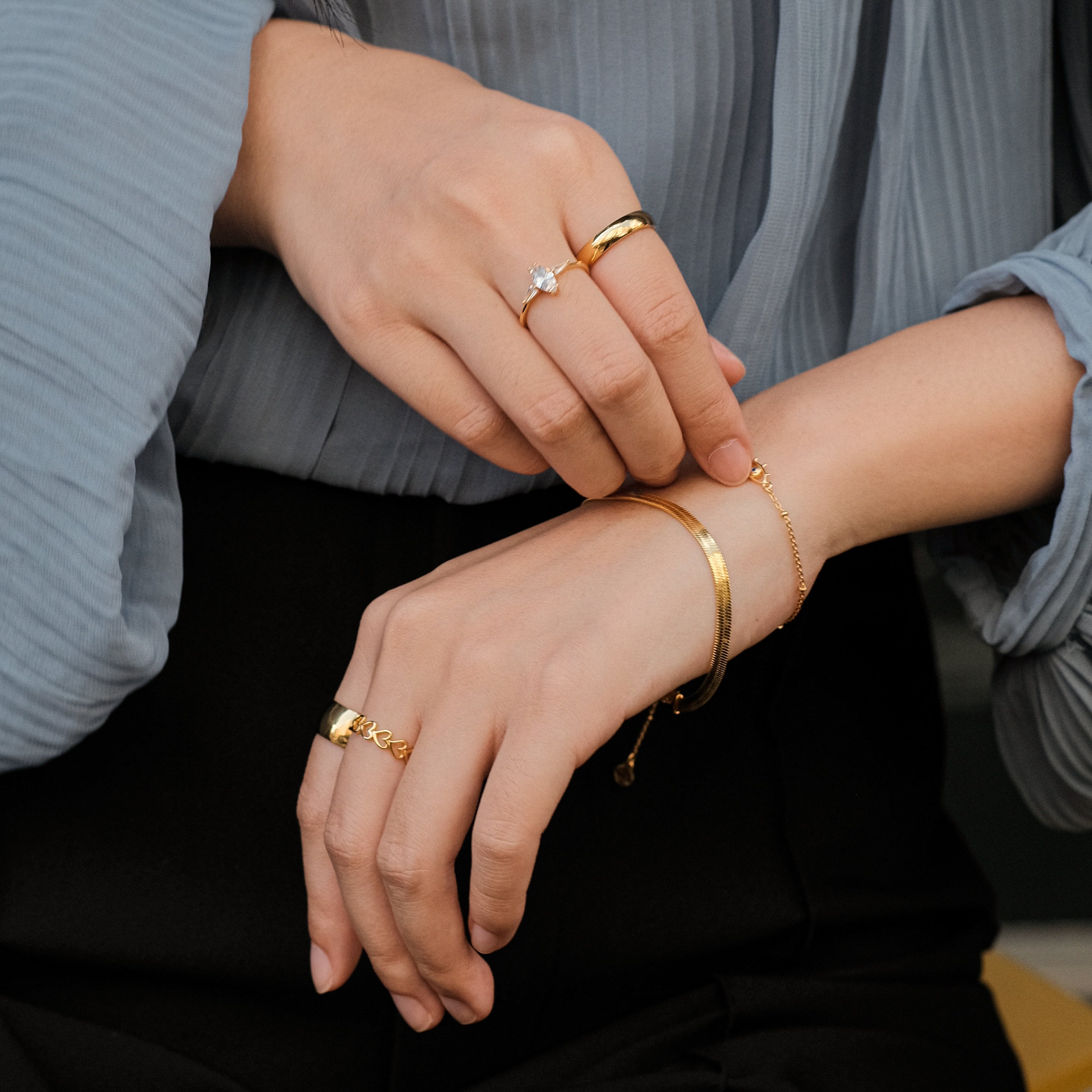 Jia - Hohes Herz-Ring