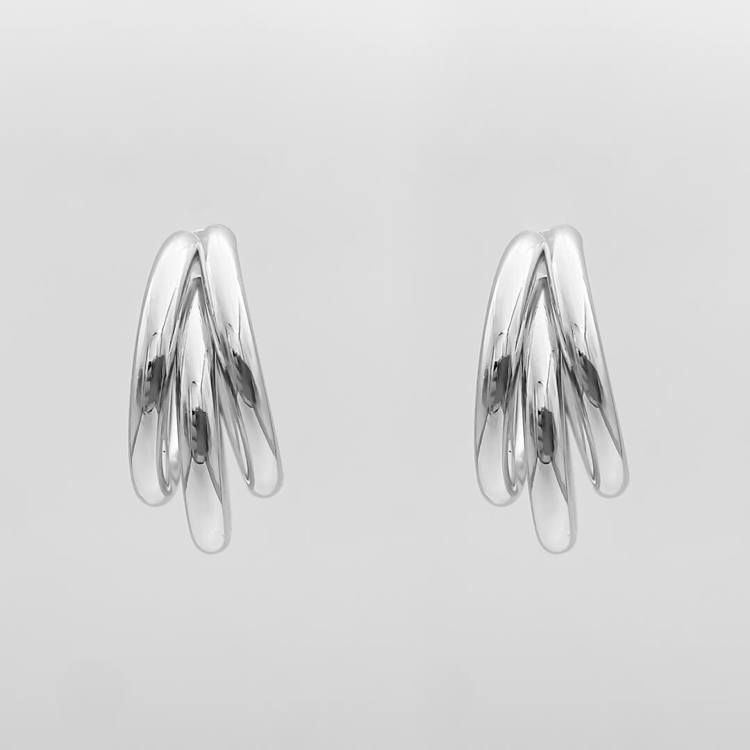 Talia – elegante dreifache Creolen