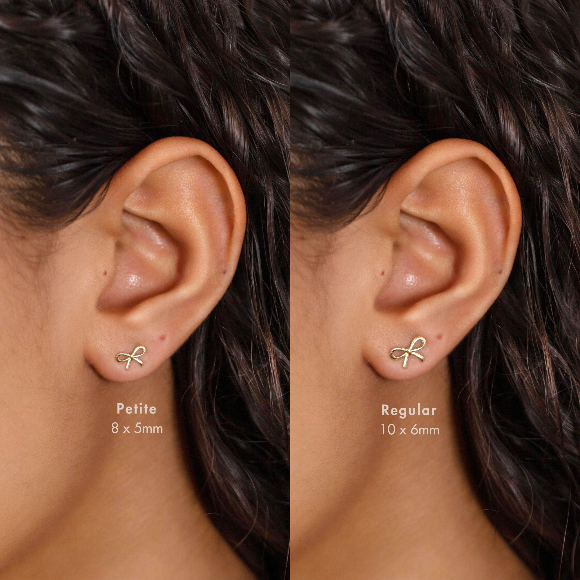 Harper - Schleife Ohrstecker