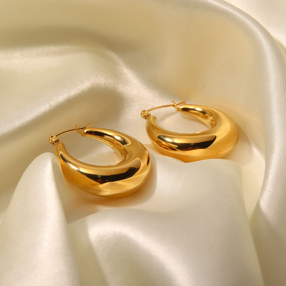 Calista – Runde Geometrische Ohrringe Damen