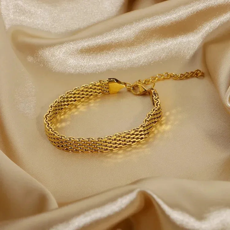 Imara – Armband Kette aus feinem Gold