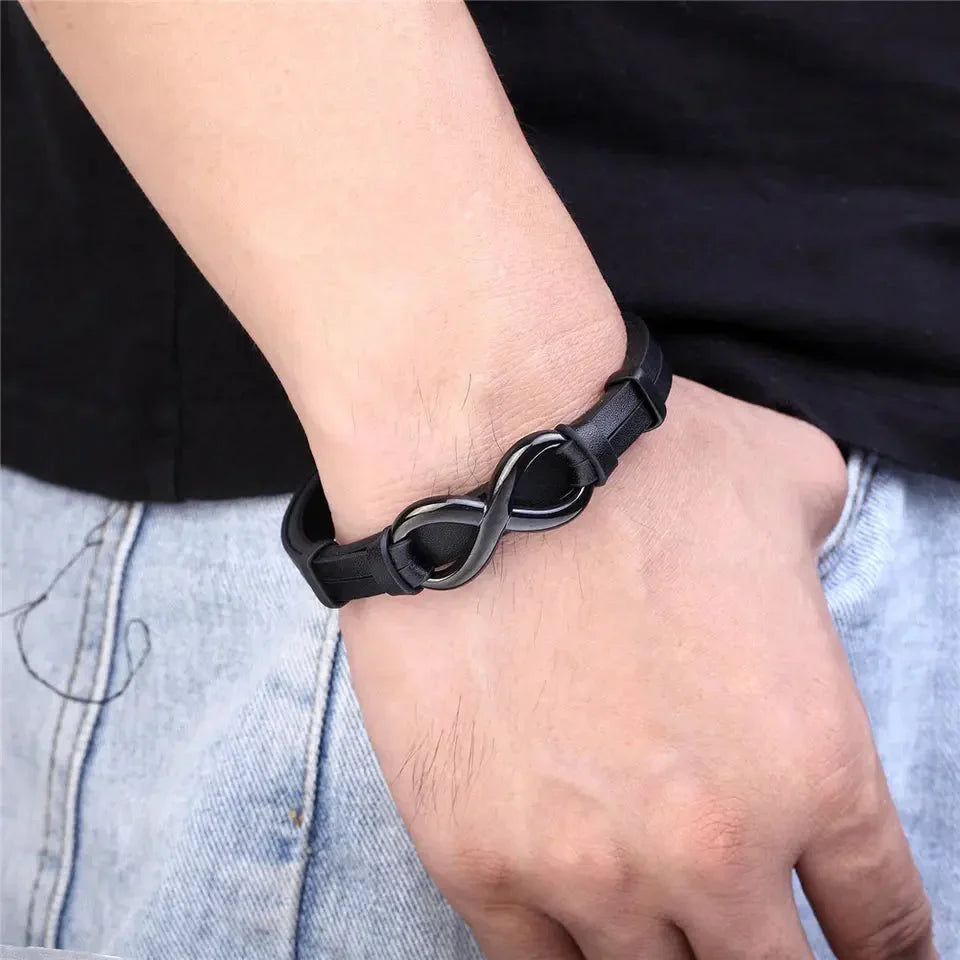 Taigo – Armband Leder Magnetisch Stahl