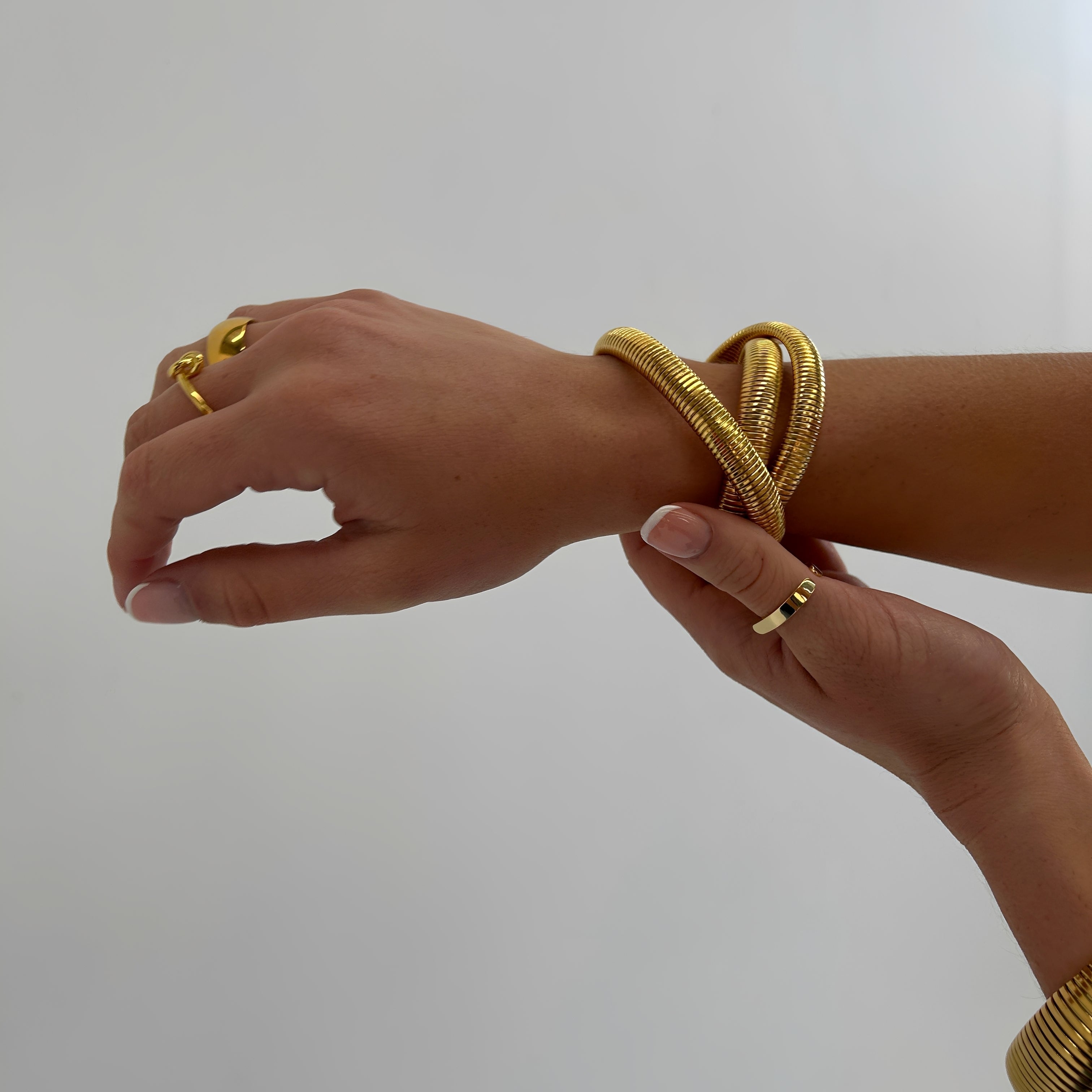 Gianna – Armband Elastisch Dreifach Reihe