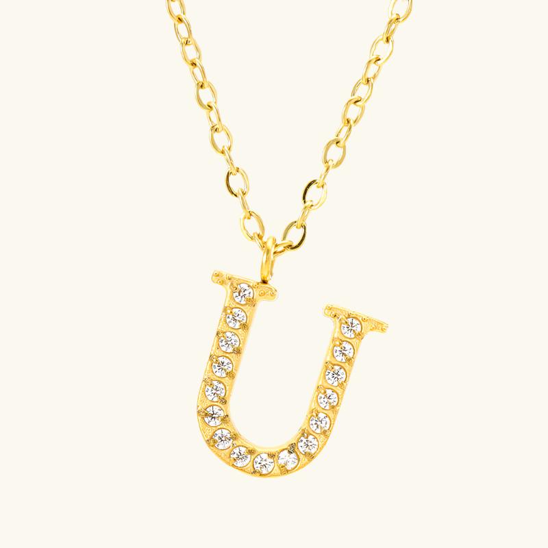 Flora – Kette Buchstabe Fein und Elegant