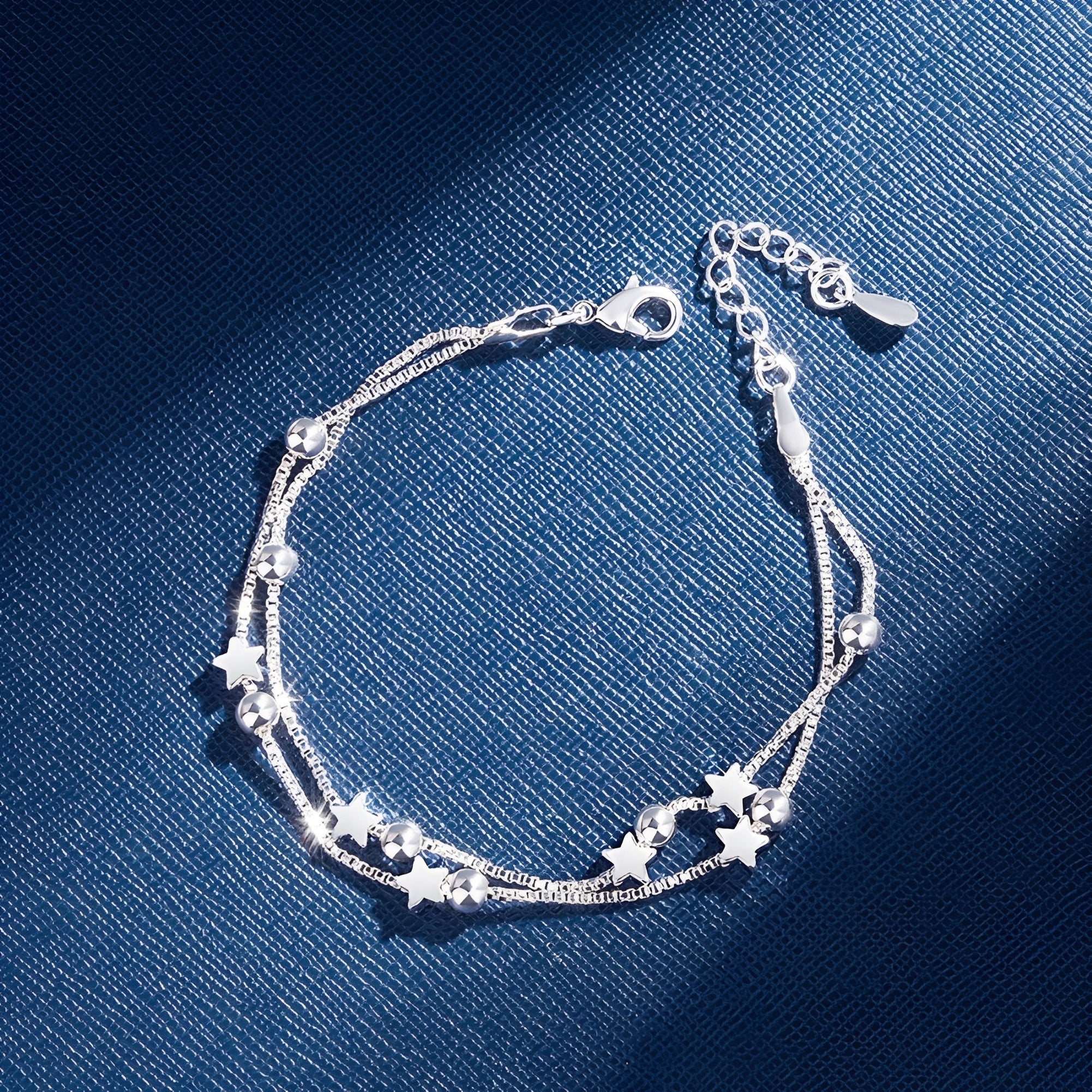 Yuna – Armband Doppelkreis Stern Koreanischer Stil