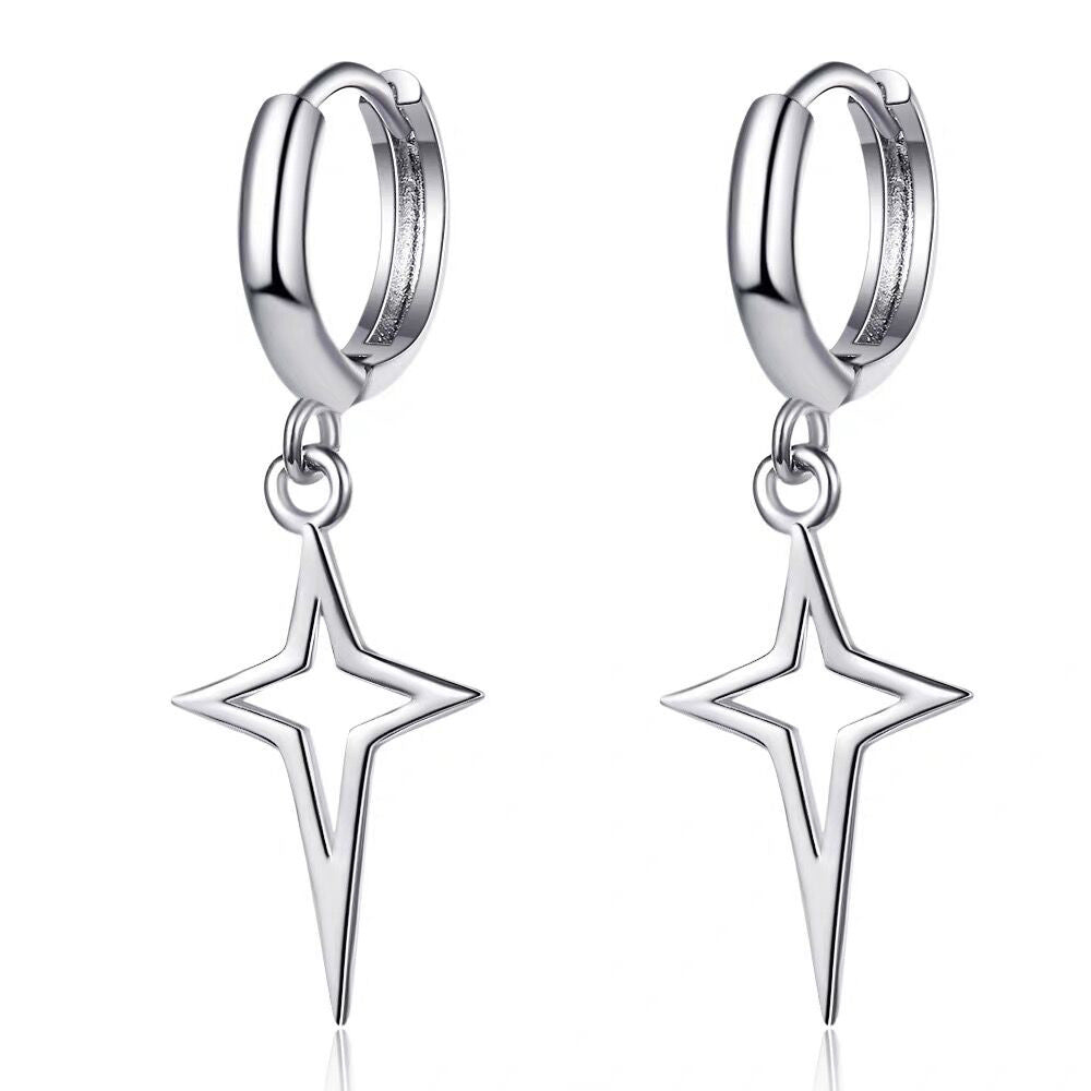 Astrid – Ohrringe Stern Kreis & Kreuz