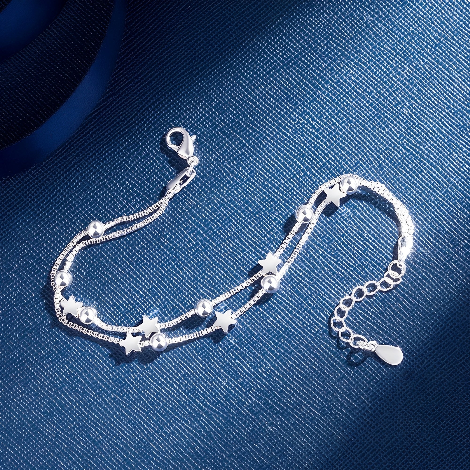 Yuna – Armband Doppelkreis Stern Koreanischer Stil
