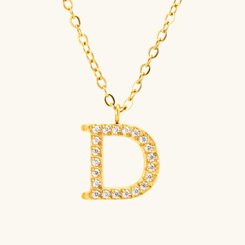 Flora – Kette Buchstabe Fein und Elegant