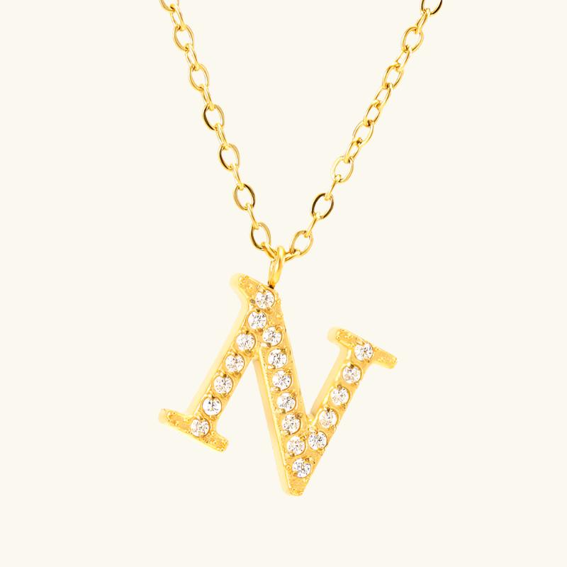 Flora – Kette Buchstabe Fein und Elegant