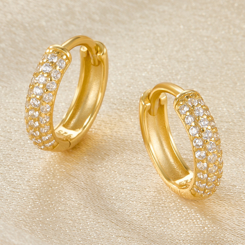 Keira – Dicke Goldene Kreolen