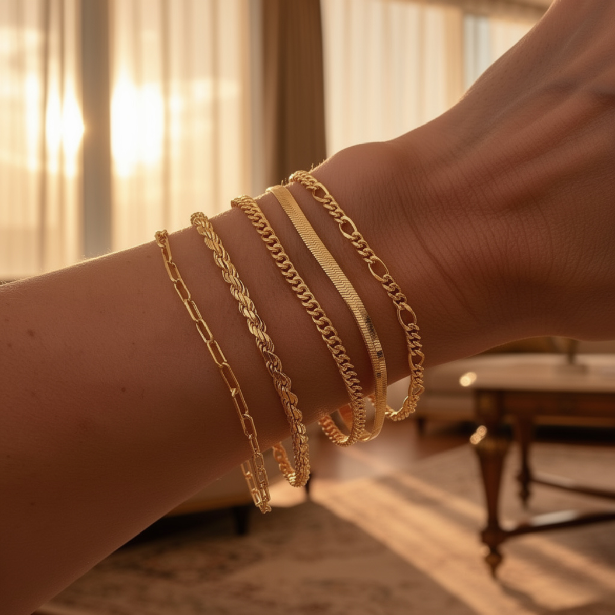 Elara – Set Armbänder Minimalistischer Stil für Frauen