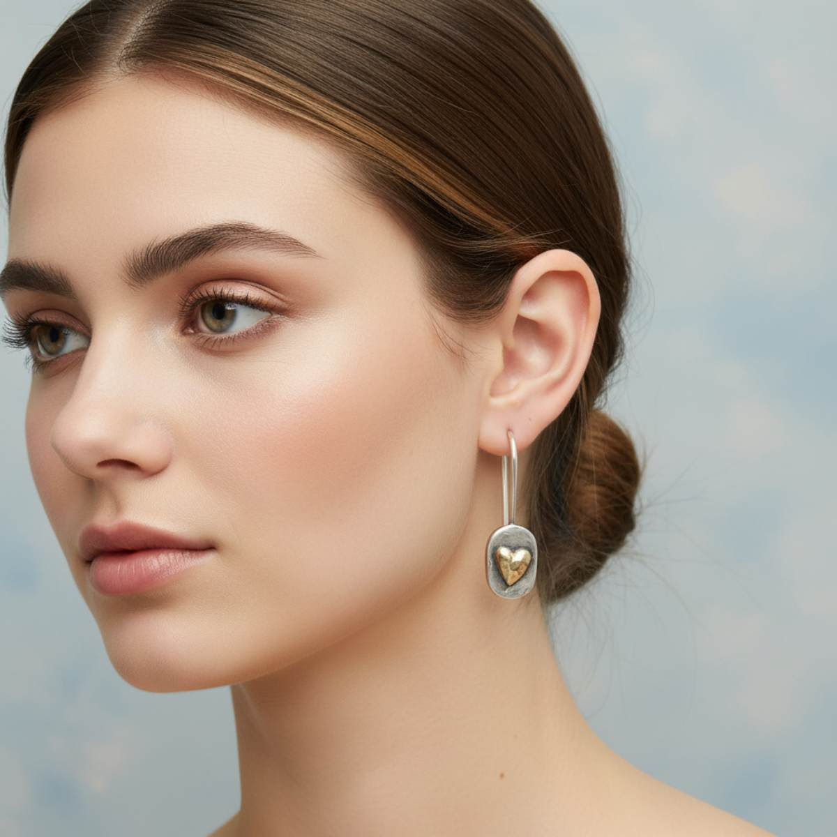 Elise – Geometrische Ohrringe Romantische Liebe