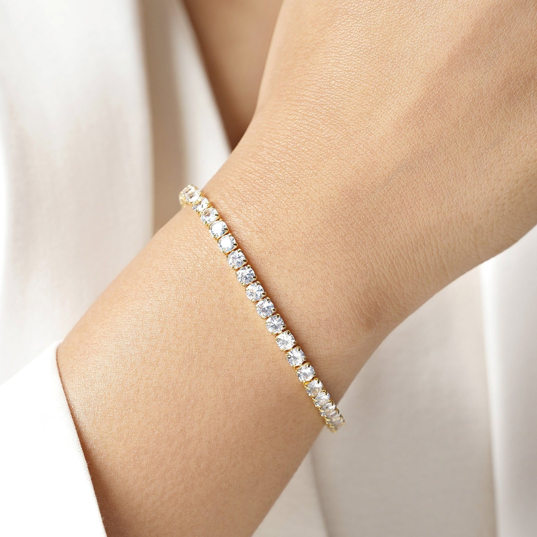 Daniela – Tennisarmband mit Zirkonia