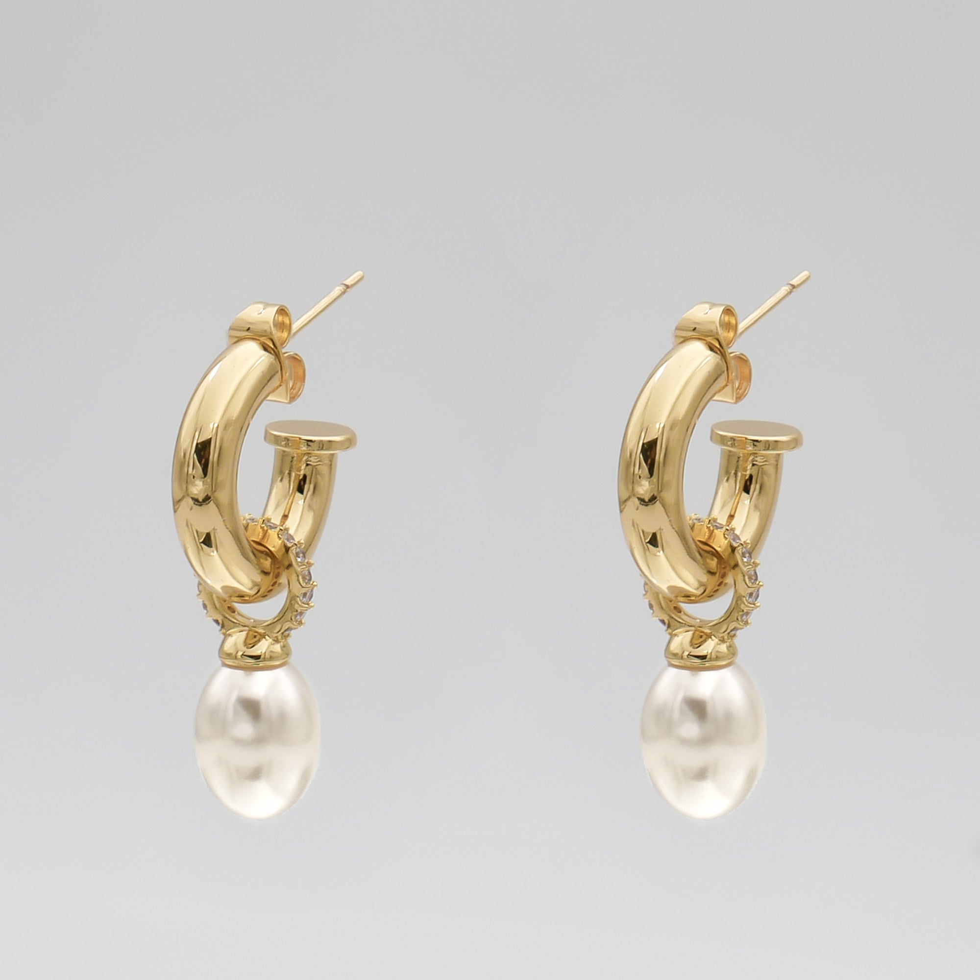 Nala – elegante Perlenohrringe