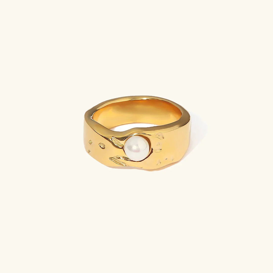 Cerulia – Elegante Süßwasserperlenring