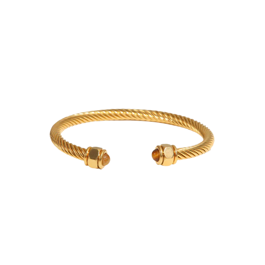 Thea – Elegantes Goldenes Armband