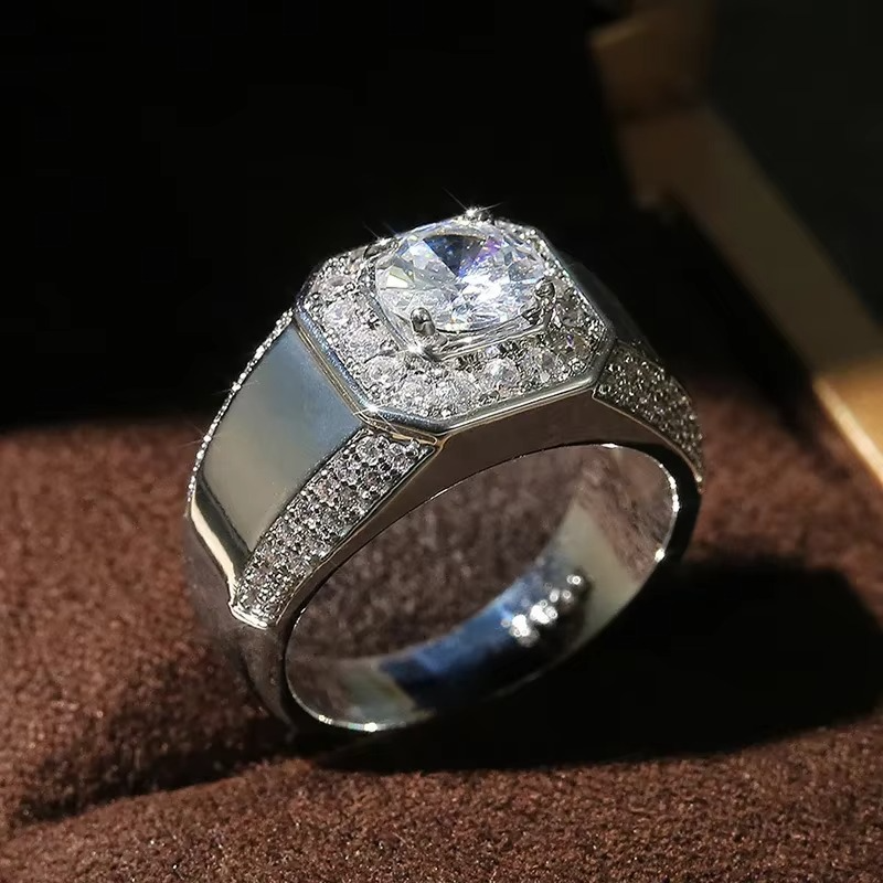 Celestine – Vergoldeter Luxus-Ring 18K Silber