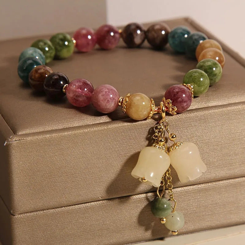 Marian – Armband Wildlily aus Naturstein