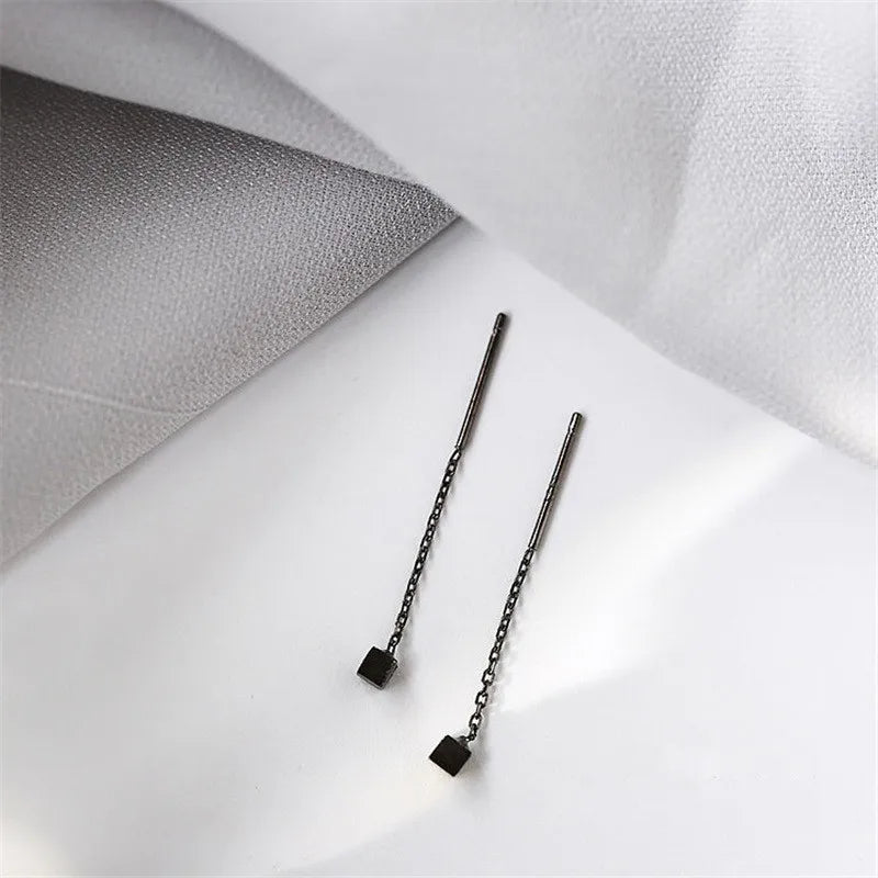Kaelen – Ohrringe Würfel und Elegante Quasten