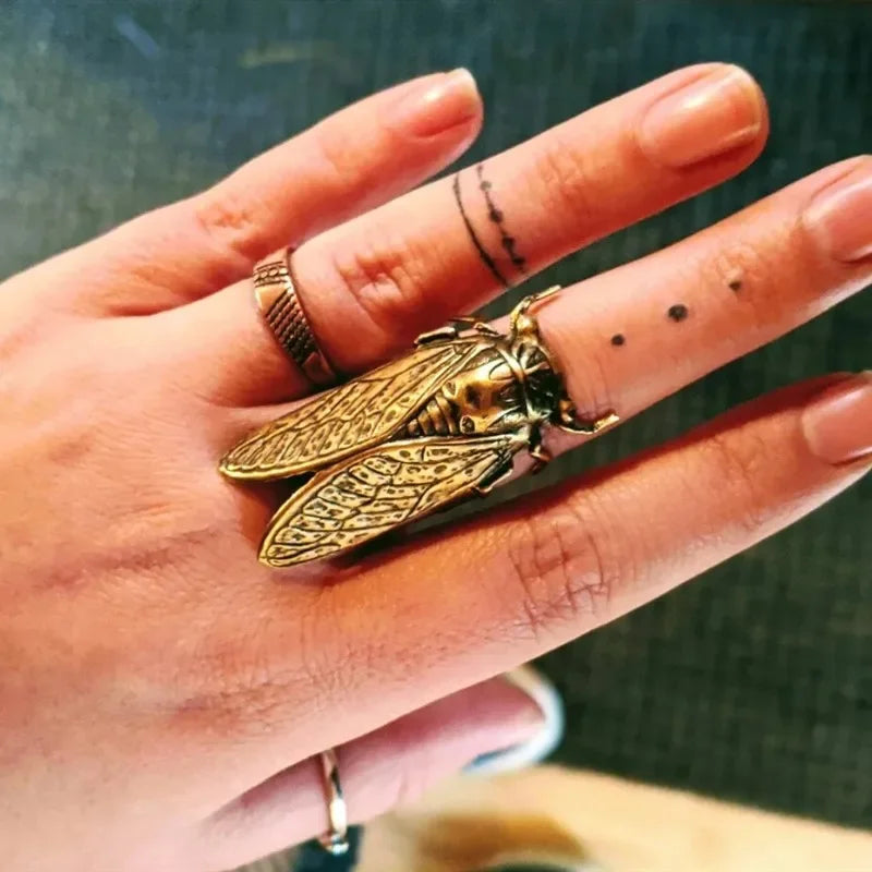 Wren – Ring Rohe Eleganz aus Messing