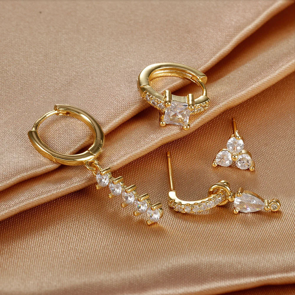 Valeria – Set mit luxuriösen Teardrop-Ohrringen