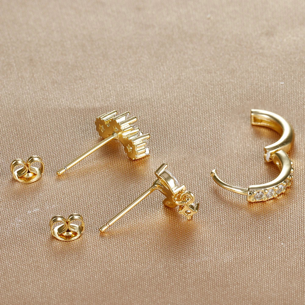 Nova – Set aus Diamant-Ohrringen