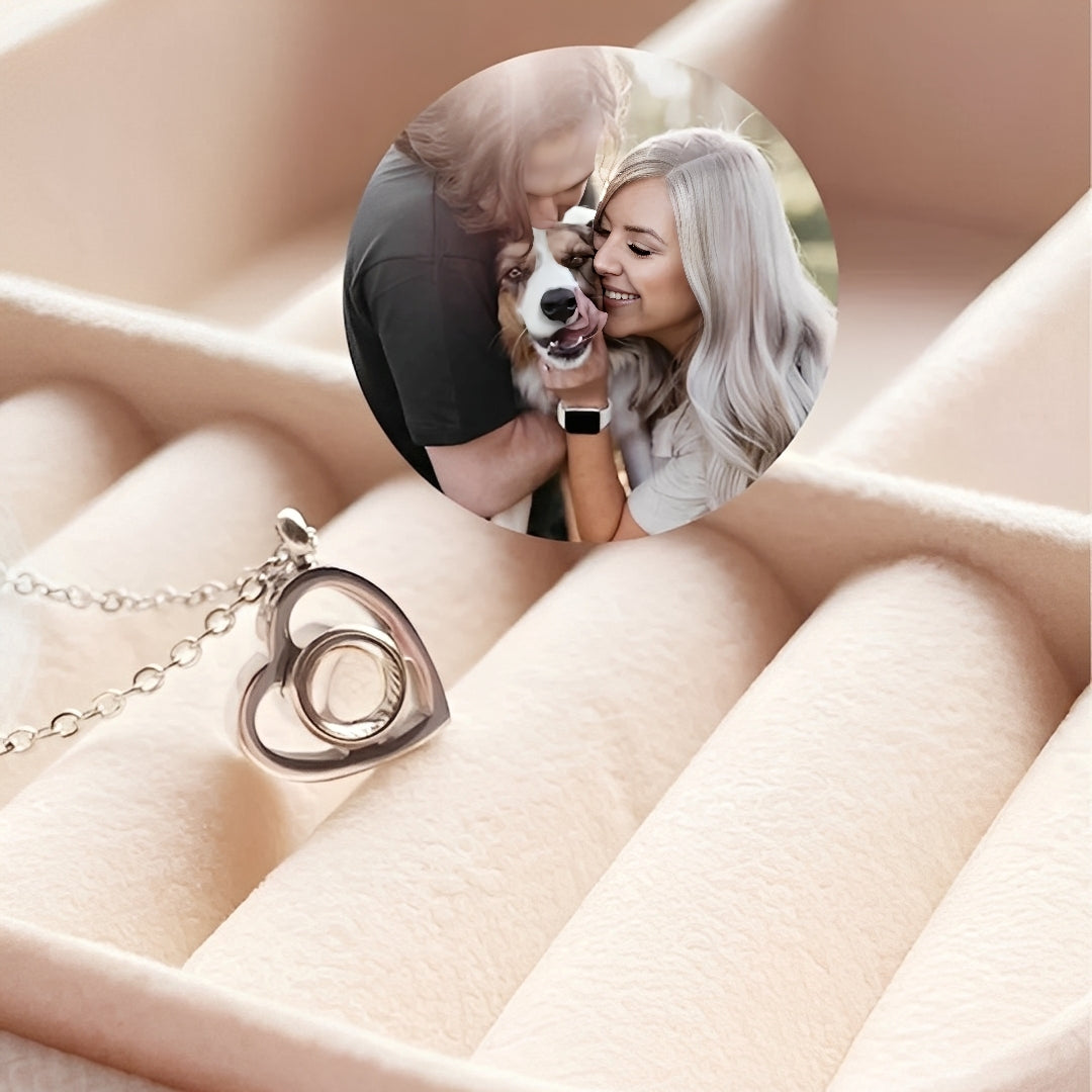 Aimee – Personalisierte Herzfoto-Halskette