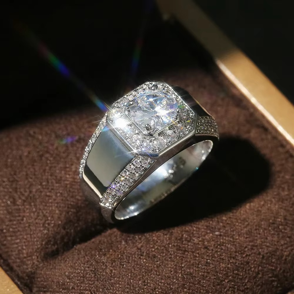 Celestine – Vergoldeter Luxus-Ring 18K Silber