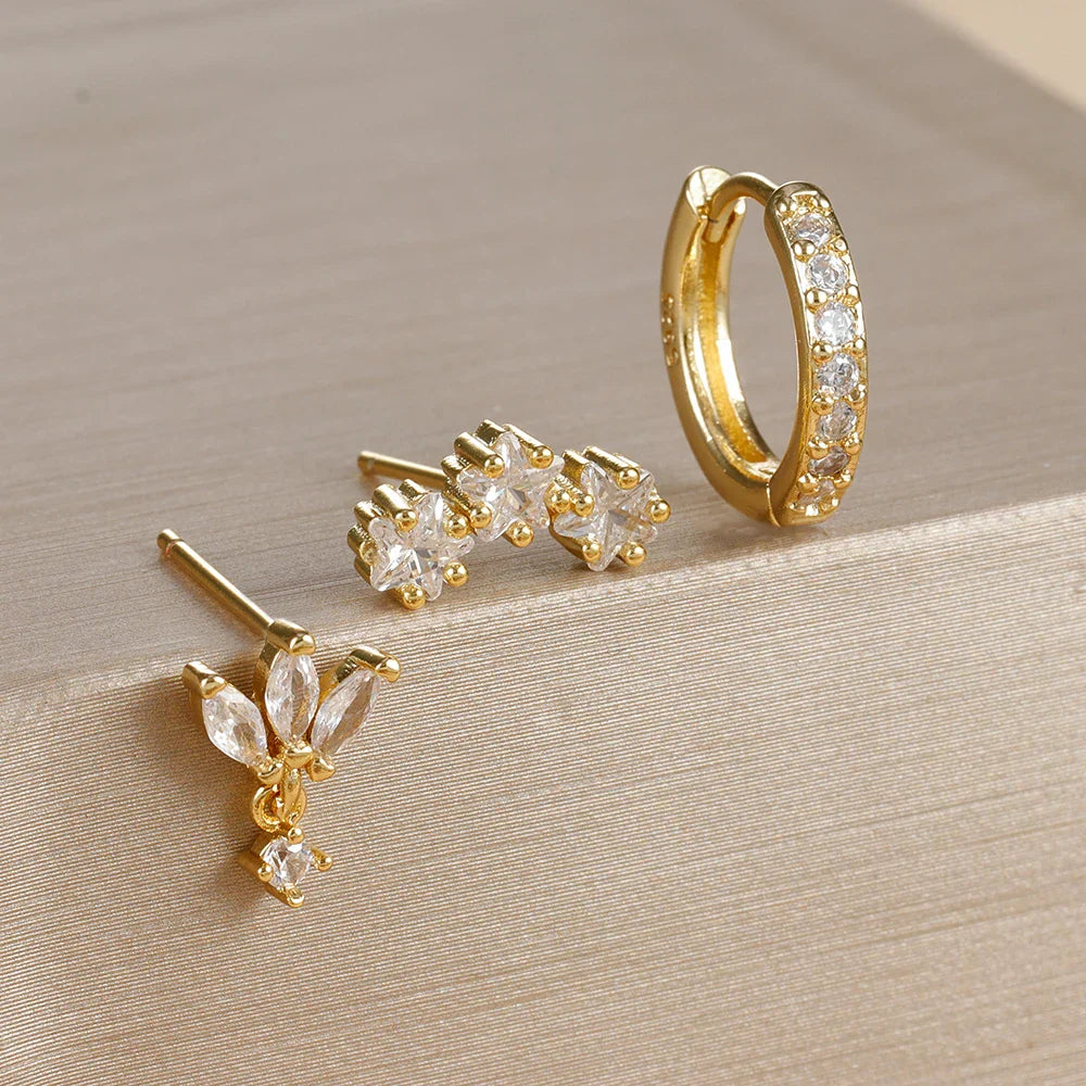 Nova – Set aus Diamant-Ohrringen