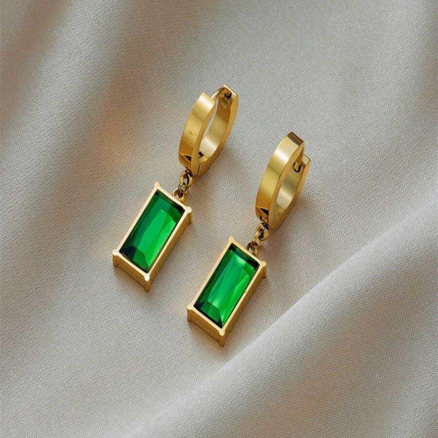 Thea – Anhänger Emerald und Zirkon