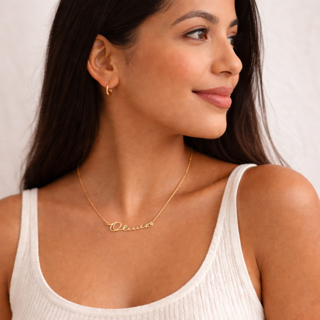 Olivia – Halskette mit personalisiertem Namen