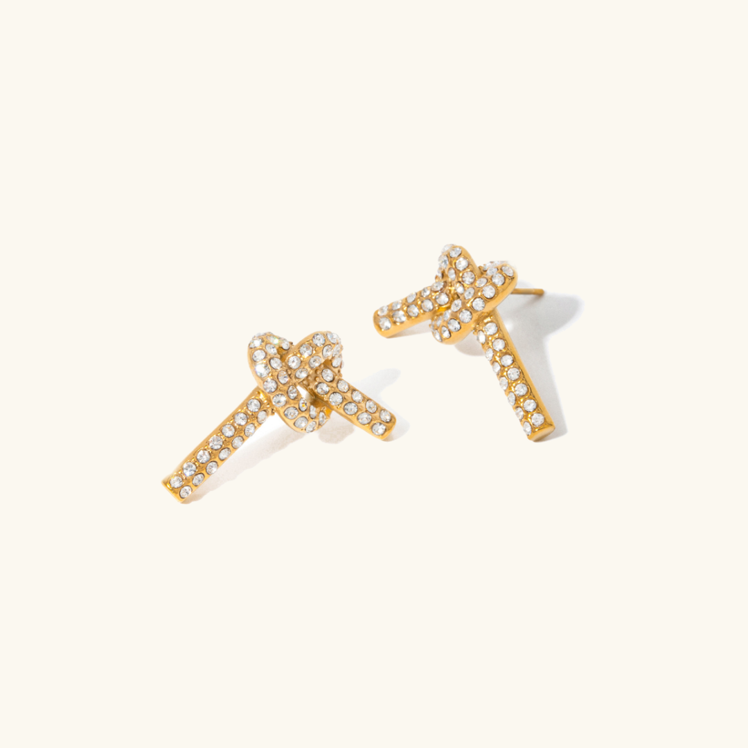 Sophia – Elegante Knoten-Ohrringe