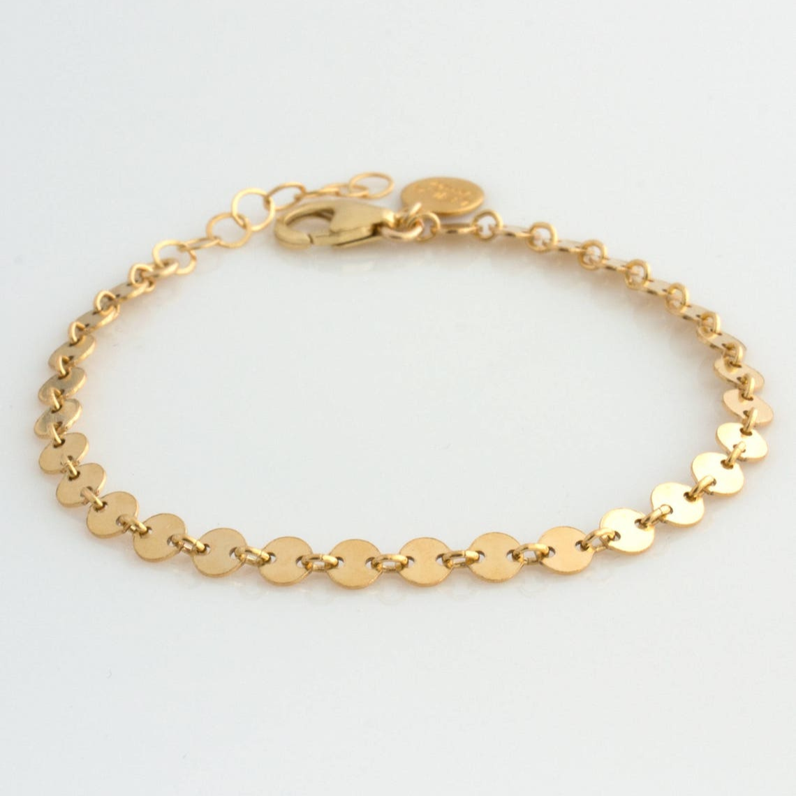 Röhrenketten-Scheiben-Armband - Lagen-Armband-Set