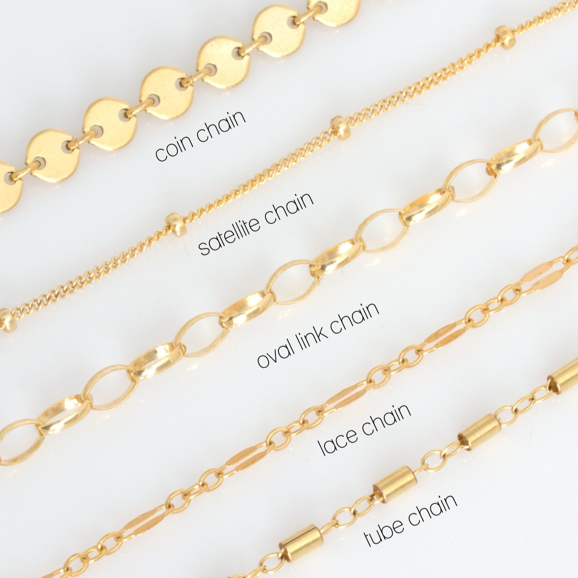 Röhrenketten-Scheiben-Armband - Lagen-Armband-Set